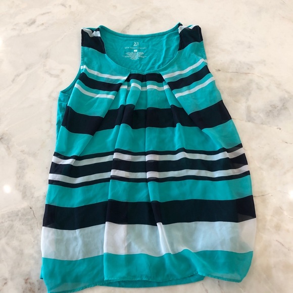 NY&C teal and navy tank - Picture 3 of 3